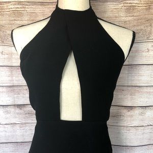 Nasty Gal Black Sexy Halter Dress Small